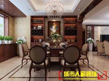 國寶華府簡歐餐廳效果圖