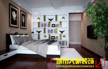 建業(yè)壹號(hào)城邦現(xiàn)代簡(jiǎn)約臥室效果圖