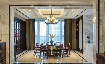 遠洋萬和四季中式餐廳效果圖