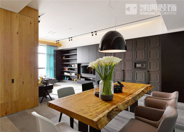 建康花苑簡歐餐廳效果圖