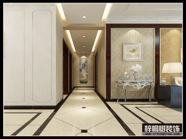 祥泰城現代簡約廊道效果圖