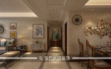 湖尚一品歐式古典玄關(guān)效果圖