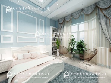 歐洲小鎮(zhèn)新中式兒童房效果圖