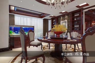 萬科大都會 中式新中式餐廳效果圖