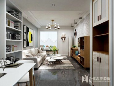 華潤·幸福里現(xiàn)代簡約餐廳效果圖