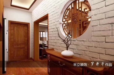 俊發(fā)城新中式玄關(guān)效果圖