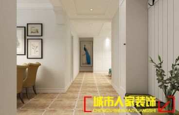 圣域藍(lán)灣美式玄關(guān)效果圖