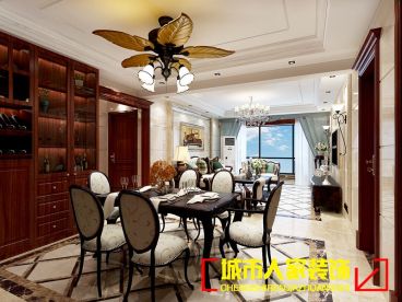 大琞國際美式餐廳效果圖