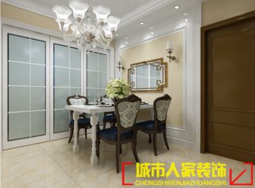 龍海林溪簡(jiǎn)歐餐廳效果圖