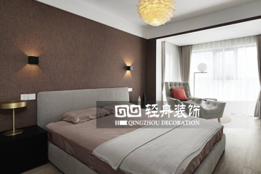 陽光上東時尚混搭臥室效果圖