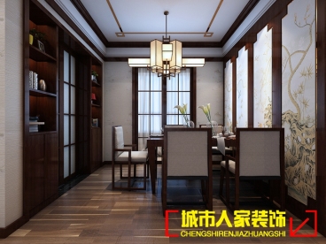 名門萬象新中式餐廳效果圖
