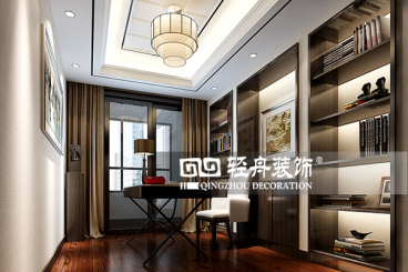 誠品建筑新中式書房效果圖