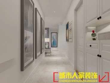 君河灣現(xiàn)代簡(jiǎn)約廊道效果圖
