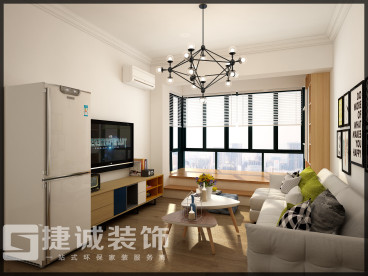 頤養(yǎng)公社現(xiàn)代簡(jiǎn)約客廳效果圖