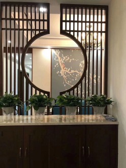 萊茵城新中式玄關(guān)效果圖