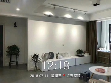 棕櫚園現(xiàn)代簡約背景墻效果圖