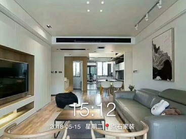 錦繡湘城 現(xiàn)代簡(jiǎn)約客廳效果圖