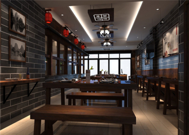 趙記美味飲食店內(nèi)部裝飾設(shè)計(jì)