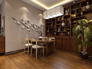 三松宜家中式餐廳效果圖