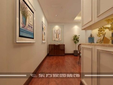長(zhǎng)水山莊簡(jiǎn)歐廊道效果圖