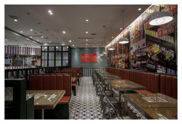 順德路港式餐廳效果圖