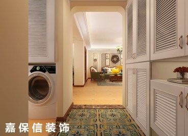 岱山花園美式廊道效果圖