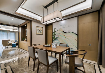 未來方舟中式餐廳效果圖