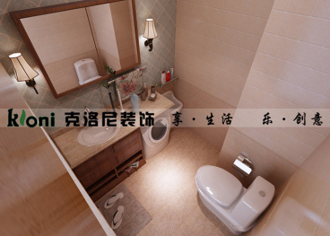 綠地天空樹(shù)美式衛(wèi)生間效果圖