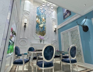 玉林小區(qū)美式餐廳效果圖