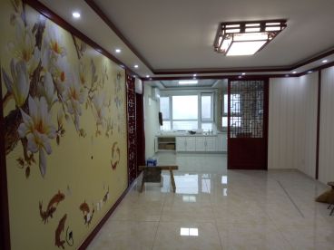 建安公寓中式客廳效果圖