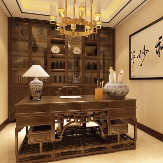 槎滘農(nóng)民公寓現(xiàn)代簡(jiǎn)約書(shū)房效果圖