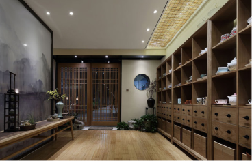 華潤凱旋天地現(xiàn)代簡約書房效果圖