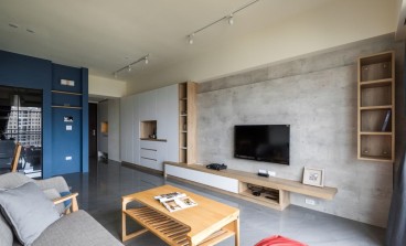 清江山水三期現(xiàn)代簡約客廳效果圖
