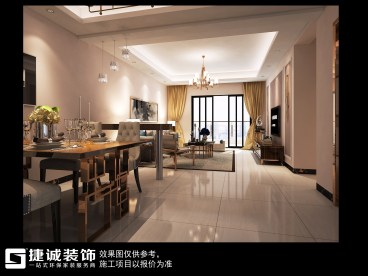 盛達(dá)景都后現(xiàn)代餐廳效果圖