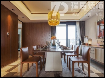 偉星金域華府現(xiàn)代簡約餐廳效果圖