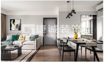 華盛觀薈北歐客廳效果圖