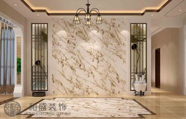 金江社區(qū)新中式客廳效果圖