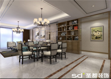 華潤凱旋門美式餐廳效果圖