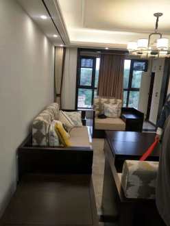 天瑞峰景里新中式客廳效果圖