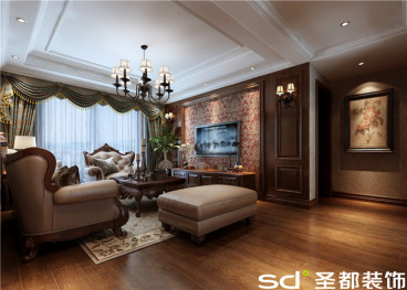 華邦繁華里小時(shí)代現(xiàn)代簡(jiǎn)約客廳效果圖