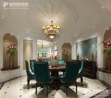 金科公園王府簡(jiǎn)歐餐廳效果圖