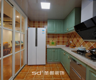 和達(dá)御觀邸 地中海廚房效果圖