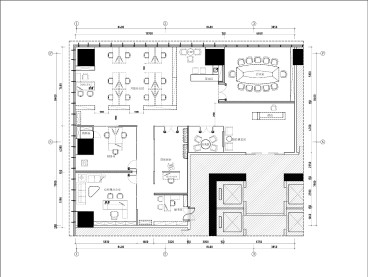 現(xiàn)代辦公簡約戶型圖