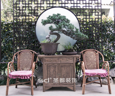 龍悅灣新中式花園效果圖