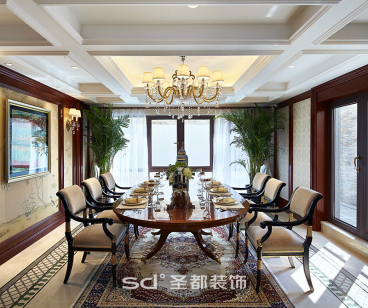 宋都晨光國際美式餐廳效果圖