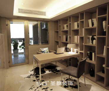 方正御星現(xiàn)代簡約書房效果圖