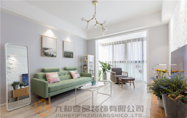 韓康苑小區(qū)北歐客廳效果圖