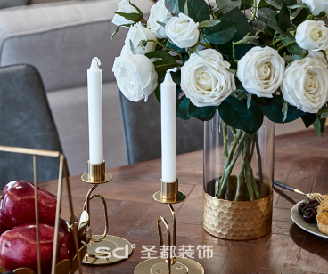 綠城春江明月現(xiàn)代簡約餐廳效果圖