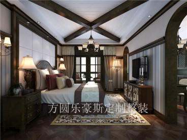 槐府六號歐式古典臥室效果圖