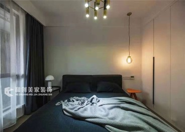 城邦花園商業(yè)街北歐臥室效果圖